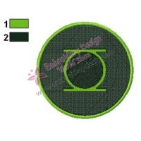 Green Lantern Willpower Embroidery Design